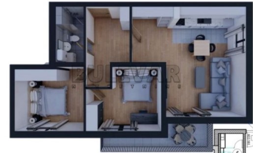 Trosoban stan, 69 m2, Centar, Sokobanja ID: p-014578 4