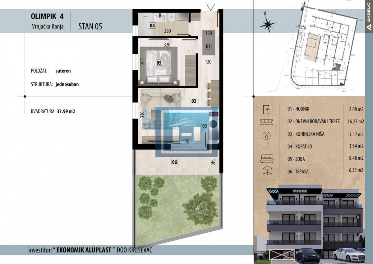 JEDNOSOBAN STAN U VRNJAČKOJ BANJI, IDEALAN ZA ŽIVOT I INVESTICIJU 2
