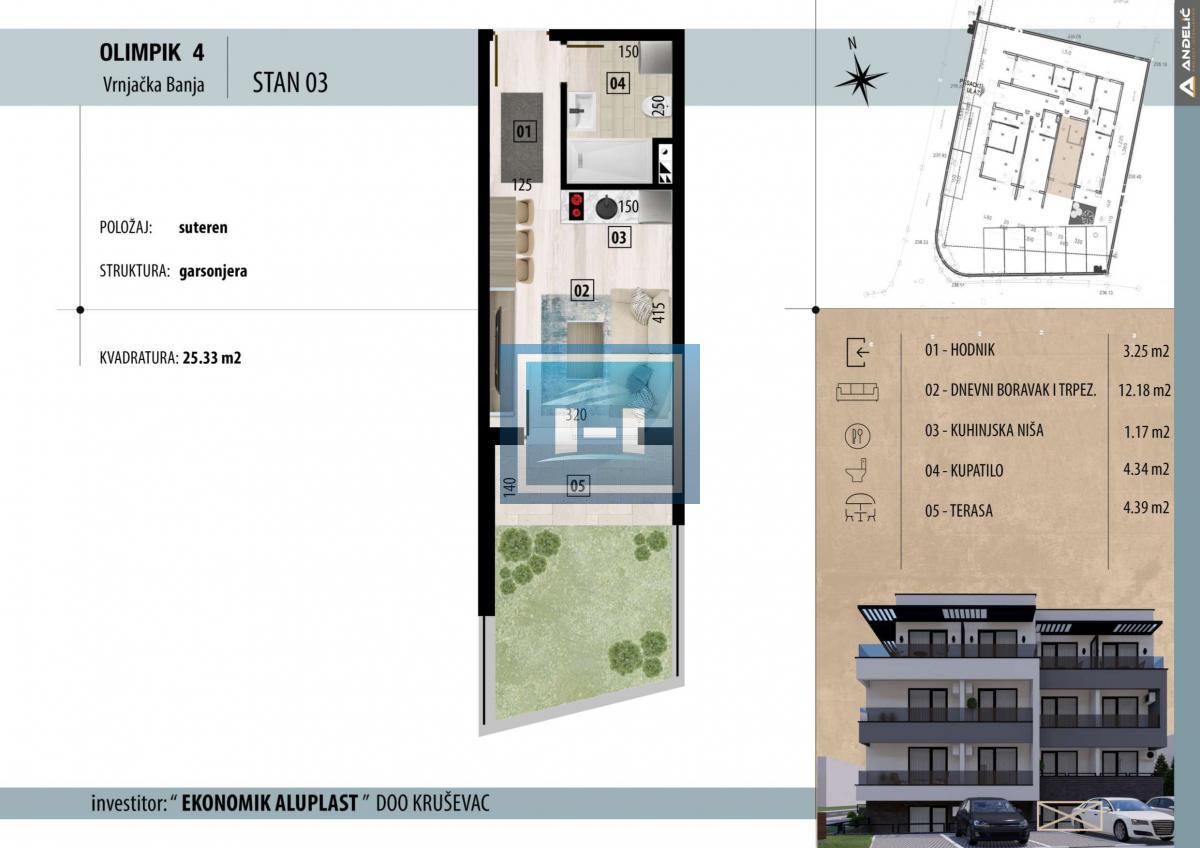 TOP INVESTICIJA U VRNJAČKOJ BANJI – GARSONJERA KOJA SE IZDAJE SAMA! 2
