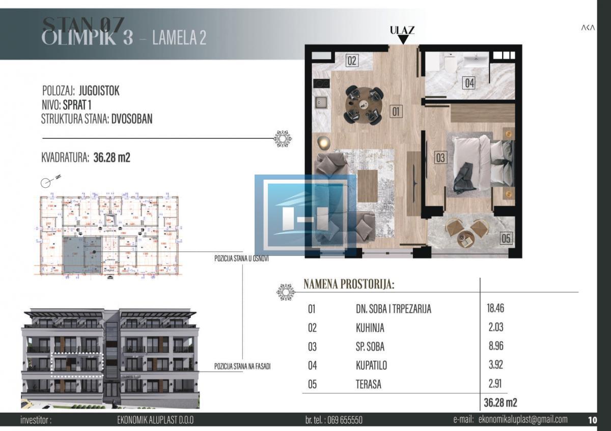 Investicija Koja Se Ne Propušta – Jednosoban Stan u Izgradnji u Vrnjačkoj Banji 2