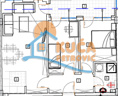 Dvosoban stan, 61.17 m2, Pantelej, Ilindenska ID: p-014605 2