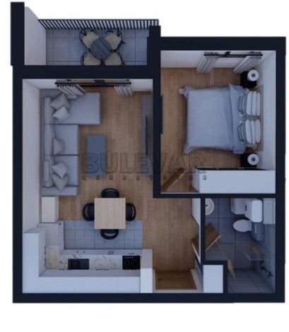 Dvosoban stan, 40 m2, Centar, Sokobanja ID: p-014610 7