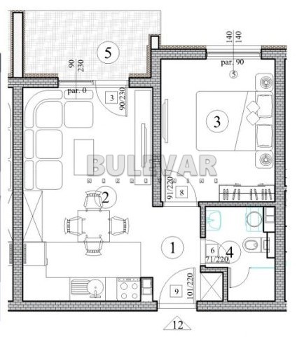 Dvosoban stan, 40 m2, Centar, Sokobanja ID: p-014613 10