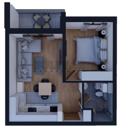 Dvosoban stan, 40 m2, Centar, Sokobanja ID: p-014613 9