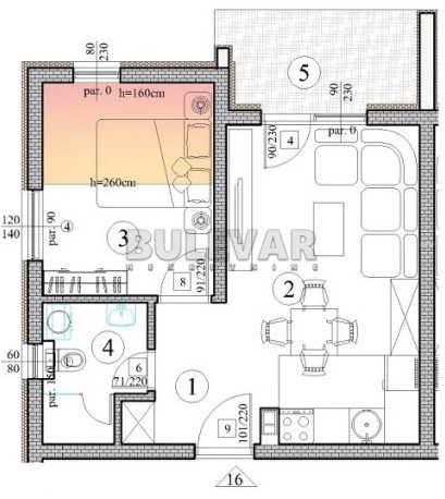 Dvosoban stan, 40 m2, Centar, Sokobanja ID: p-014629 10