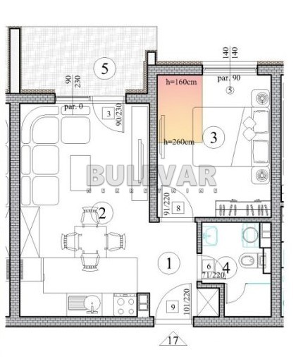 Dvosoban stan, 40 m2, Centar, Sokobanja ID: p-014630 7