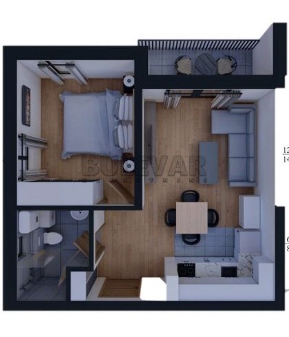 Dvosoban stan, 40 m2, Centar, Sokobanja ID: p-014611 9