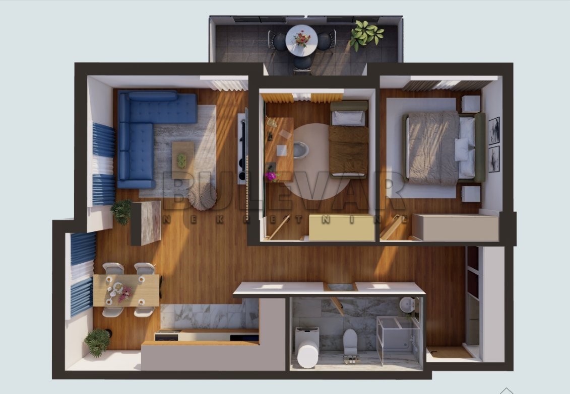 Dvosoban stan, 70 m2, Centar, Bulevar Oslobođenja ID: p-014192 3