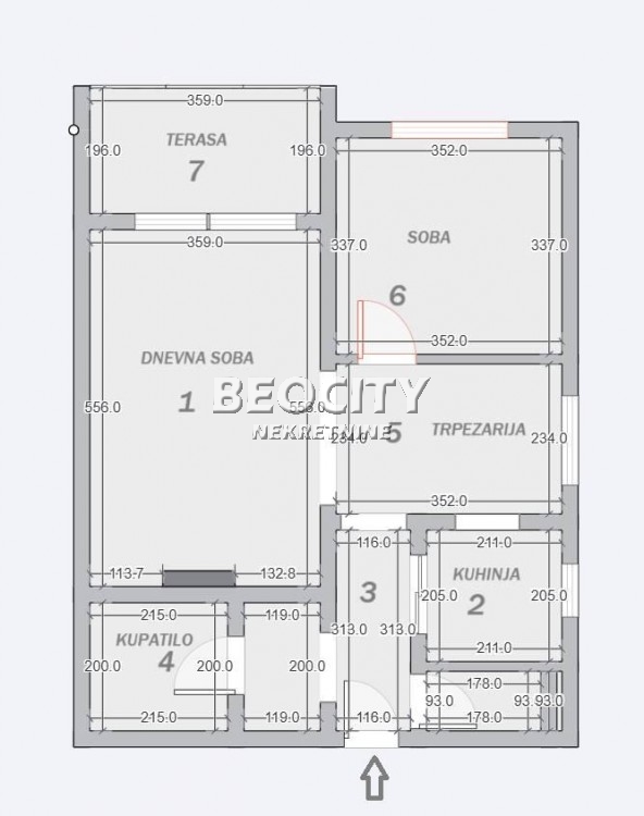 Dvosoban stan, 63 m2, Sremčica, Sare bernar ID: 121825 17