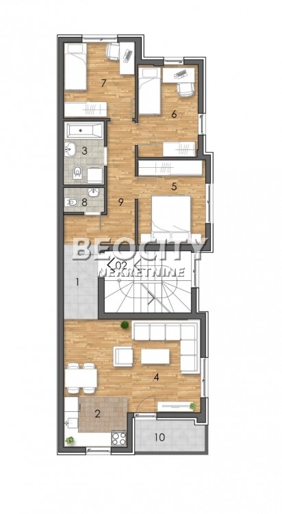 četvorosoban stan, 72 m2, Novi Sad, Vladete Jerotića ID: 122078 14