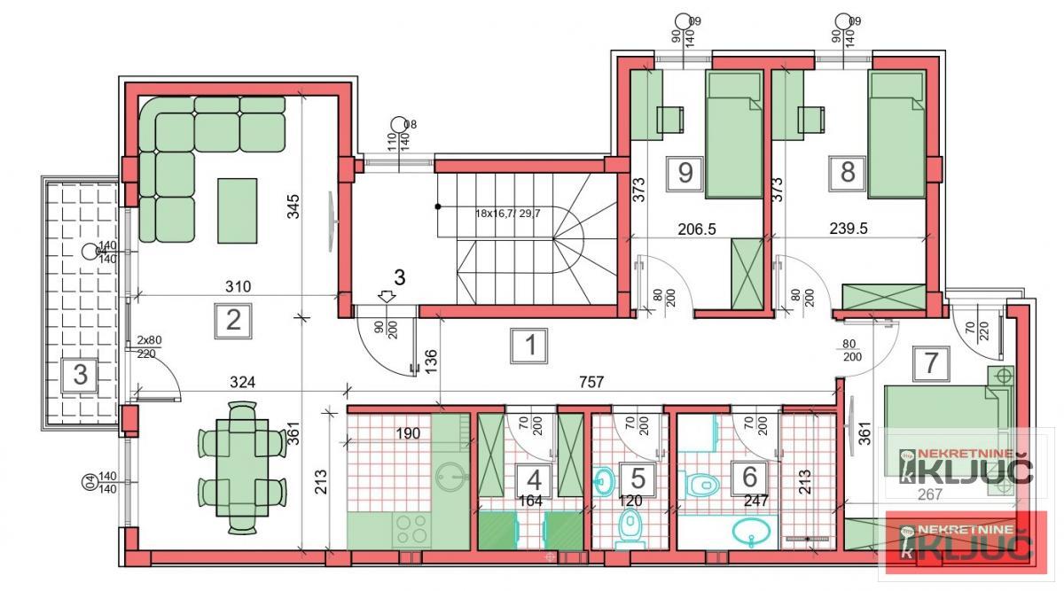 ALIBEGOVAC, 78m2, Četvorosoban, Nov 20