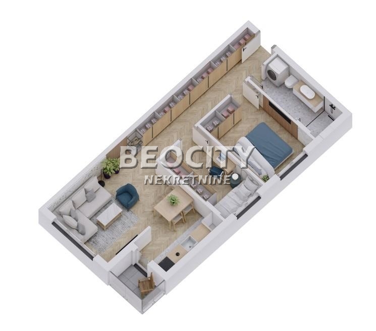 Trosoban stan, 59 m2, Novo naselje ID: 122125 2