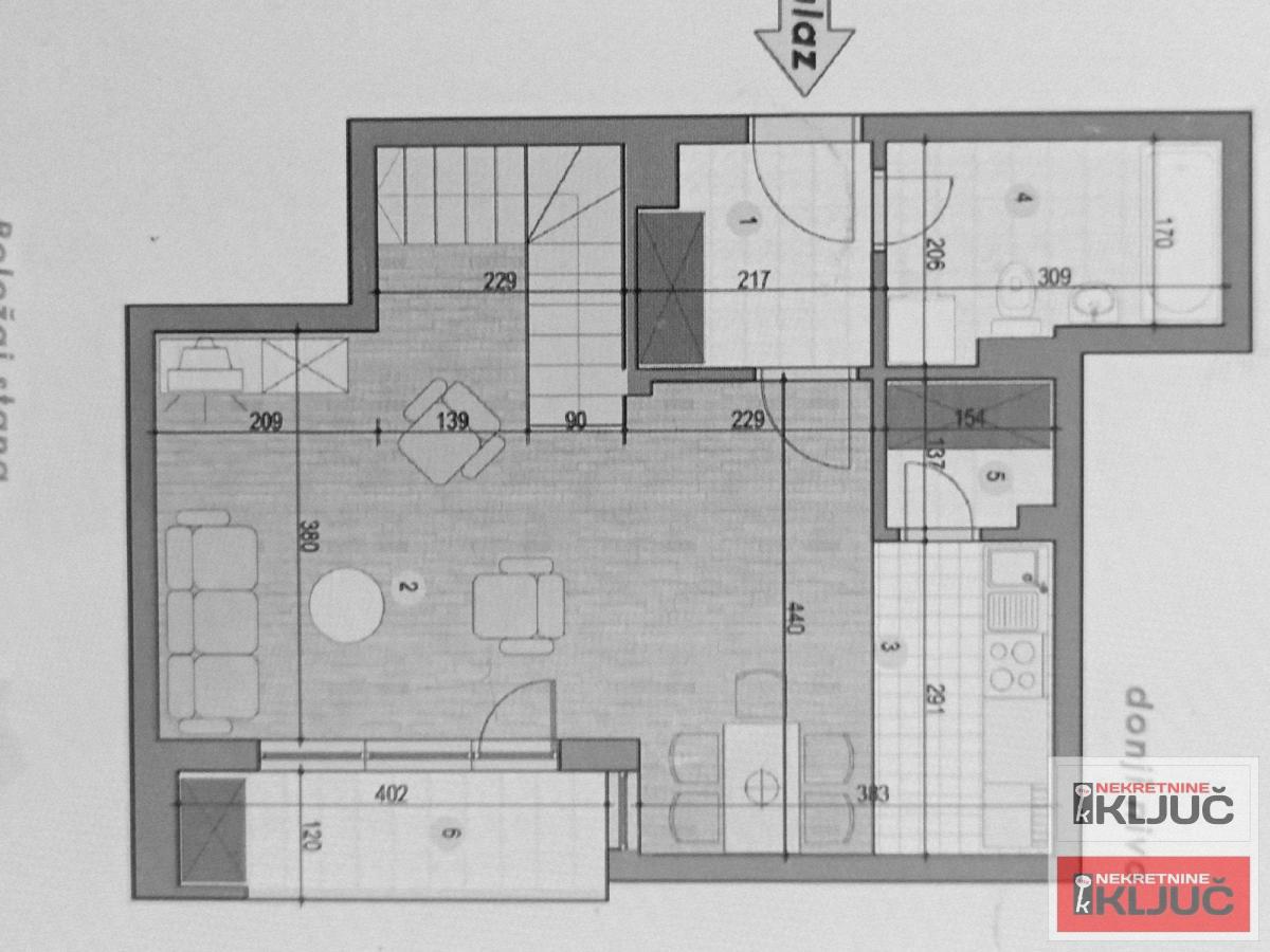 NOVA DETELINARA, 90m2, Trosoban-DUPLEX 23