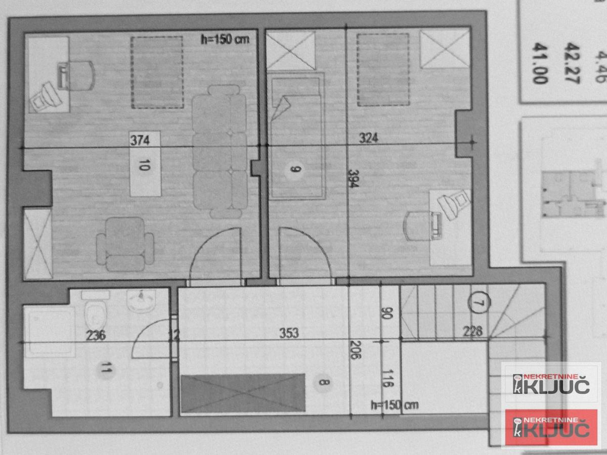 NOVA DETELINARA, 90m2, Trosoban-DUPLEX 24