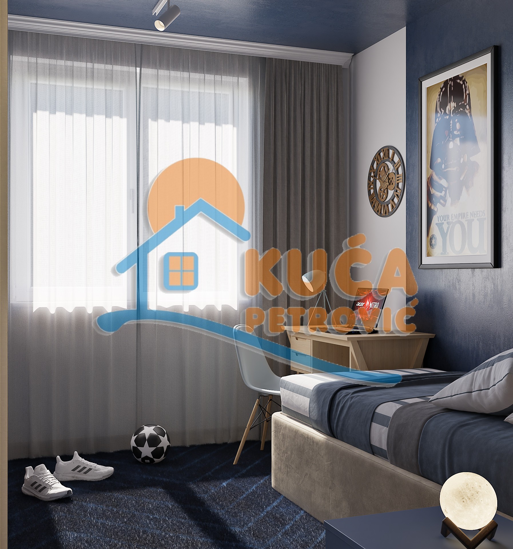 Trosoban stan, 65.71 m2, Palilula, Mokranjčeva ID: p-014741 14