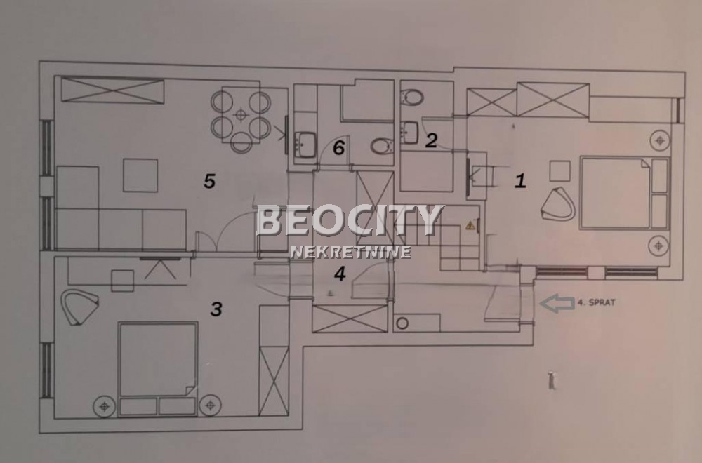 Trosoban stan, 73 m2, Centar, Čika Ljubina ID: 122105 19