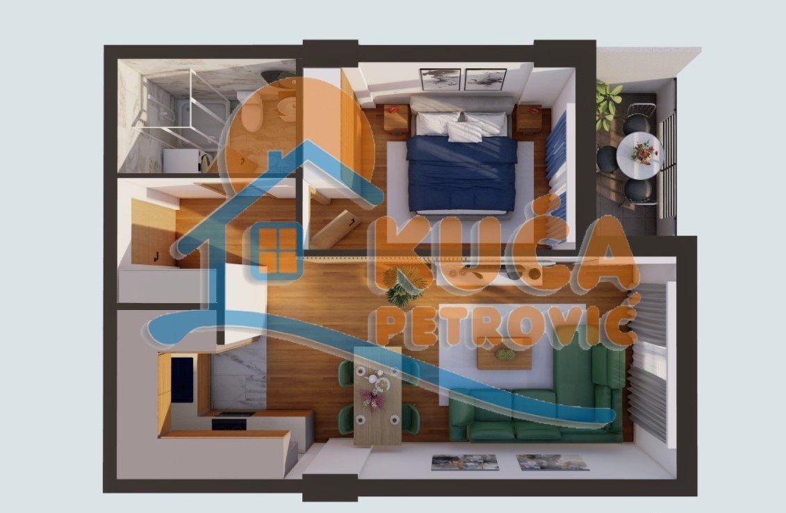 četvorosoban stan, 40 m2, Centar, Bulevar Oslobođenja ID: p-014774 6