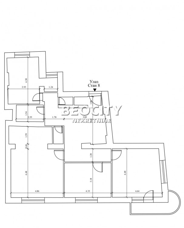 četvorosoban stan, 112 m2, Novi Sad, Vojvode Mišića ID: 122871 15