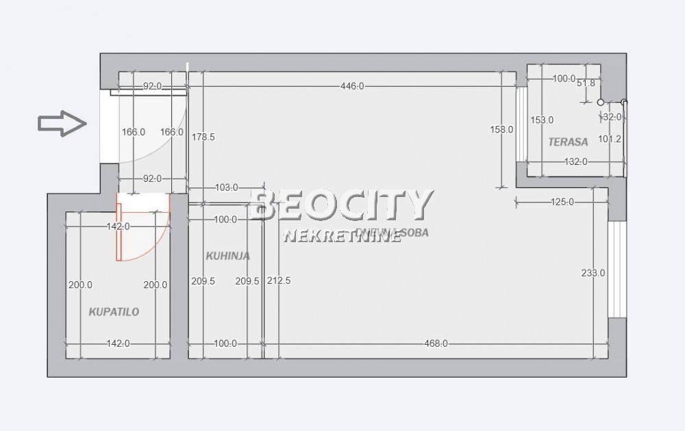 Jednosoban stan, 27 m2, Palilula, Ljube Didića ID: 122771 14