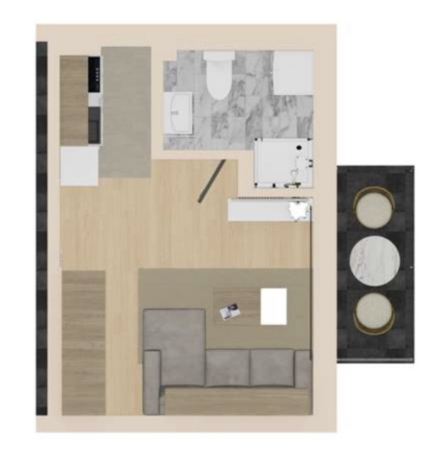 Stan,SREMSKA KAMENICA,CENTAR,kv: 20, € 56650, ID: 1019231 1