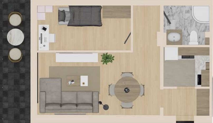 Stan,SREMSKA KAMENICA,CENTAR,kv: 36, € 87550, ID: 1019226 1