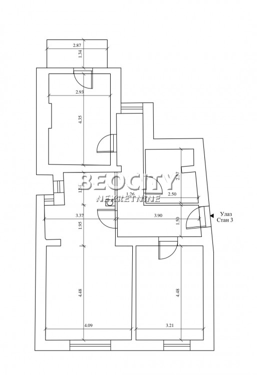 Trosoban stan, 75 m2, Novi Sad, Vojvode Mišića ID: 122872 11