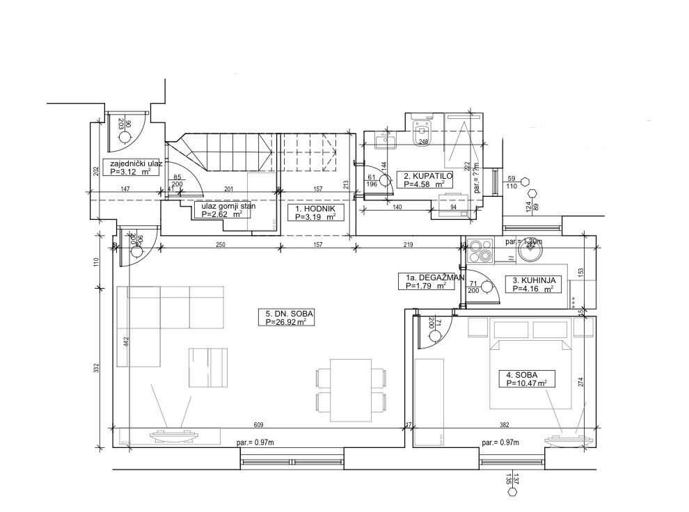 Stan,NOVI SAD,CENTAR,kv: 51, € 163000, ID: 1019233 1