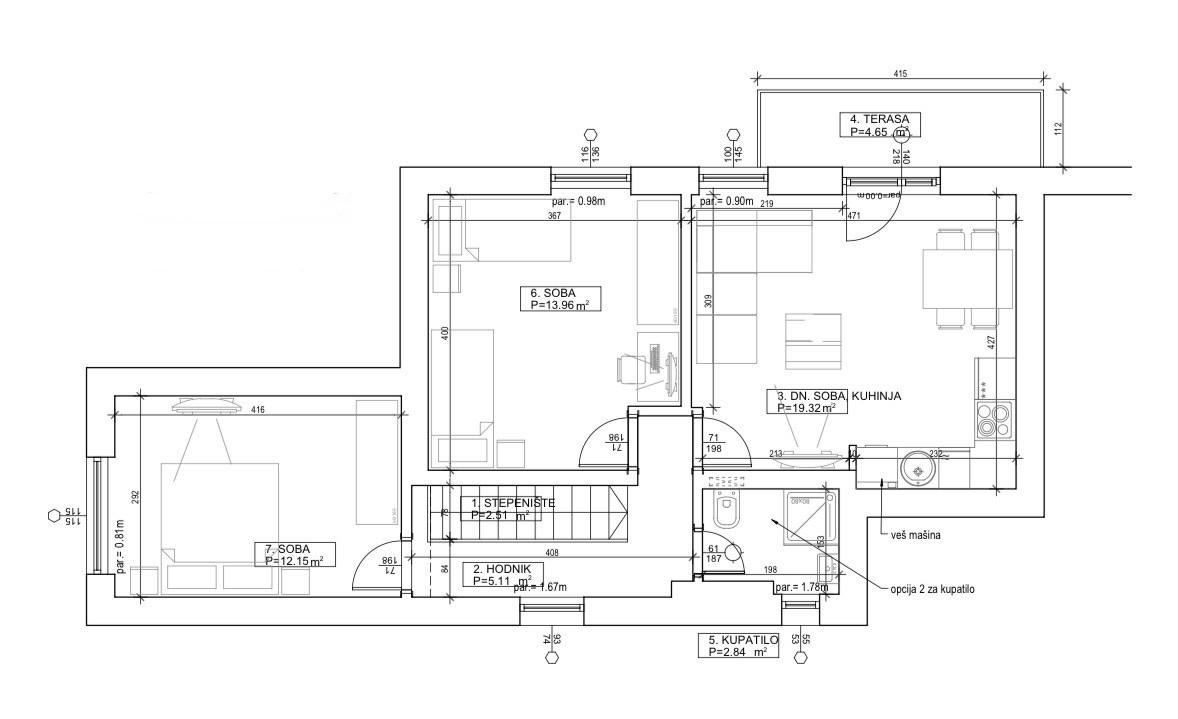 Stan,NOVI SAD,CENTAR,kv: 63, € 198000, ID: 1019234 1