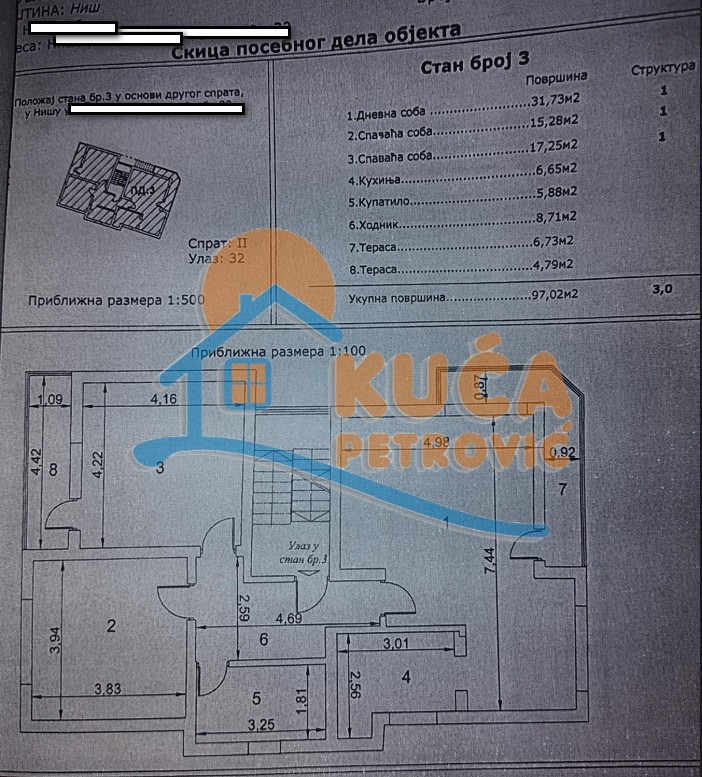 Trosoban stan, 97 m2, Palilula, Negotinska ID: p-014805 12