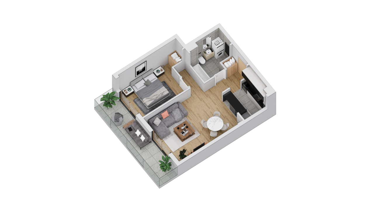 Nov 2 0 stan u kompleksu Smartlife Park  Voždovac  56m2 1