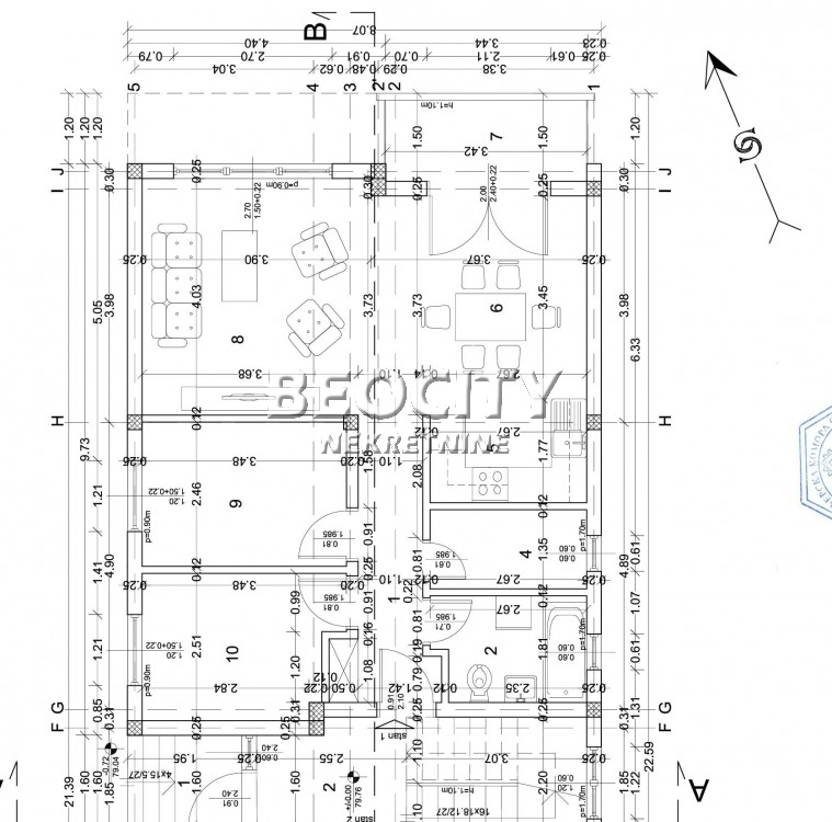 Trosoban stan, 69 m2, Telep, Milana Savića ID: 123225 12