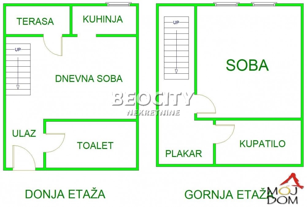Dvosoban stan, 45 m2, Adamovićevo naselje, Braće Grulović ID: 123284 8