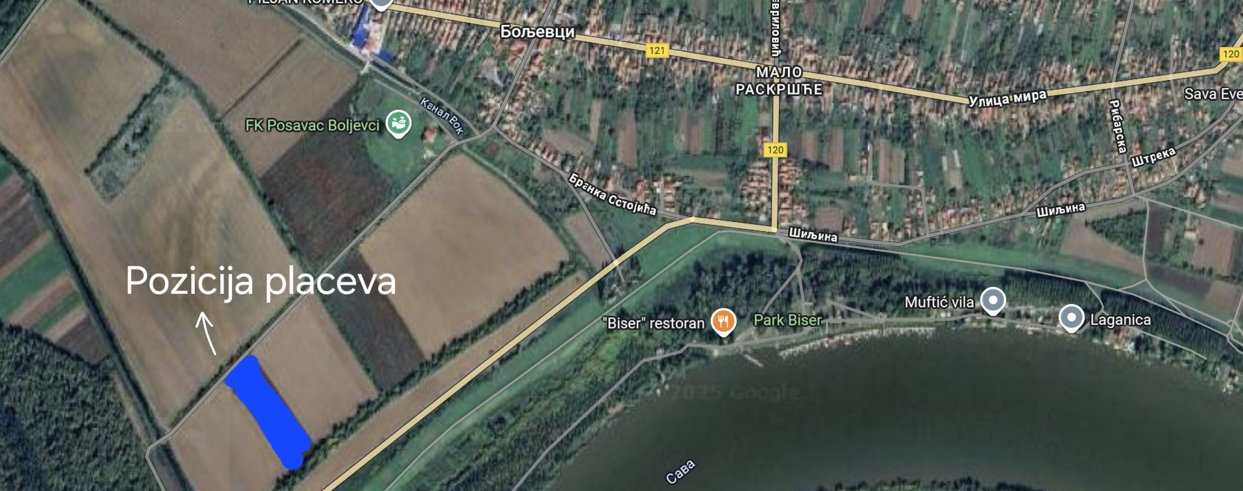 Prodajem placeve u Boljevcima Surcin 1