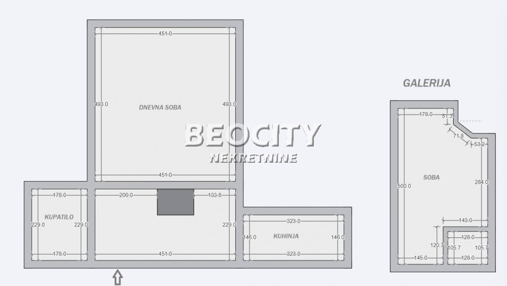 Dvosoban stan, 48 m2, Palata pravde, Durmitorska ID: 122529 16