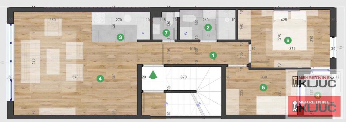 TELEP. 59m2, Trosoban sa pdv 1