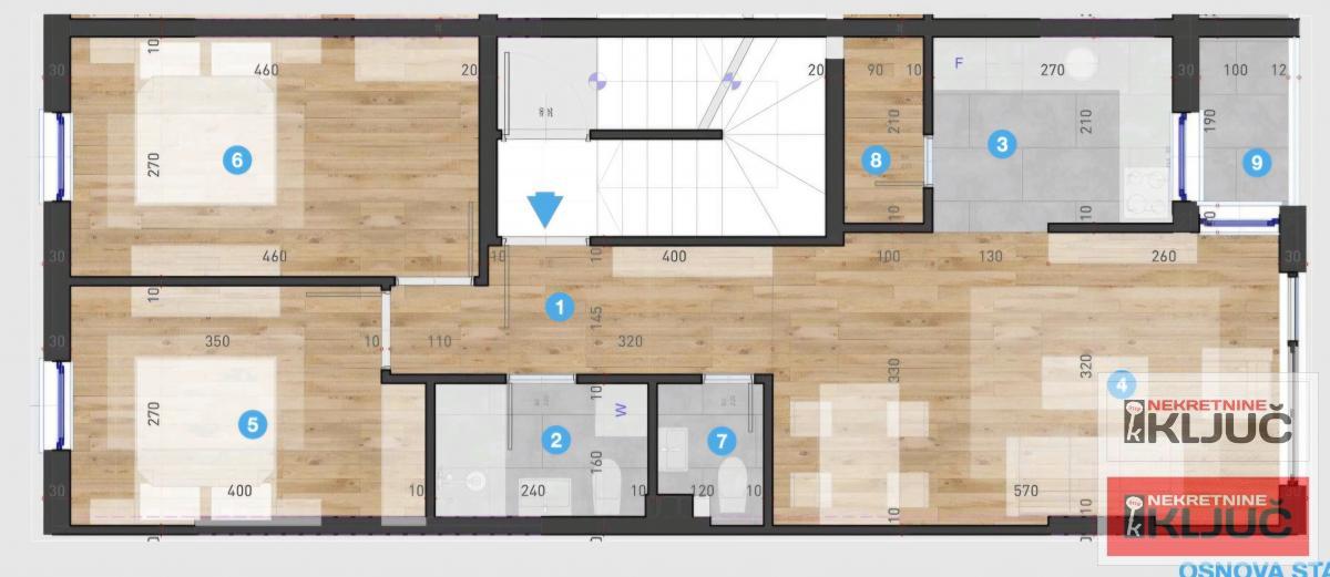 TELEP, 61m2, Trosoban sa pdv 1