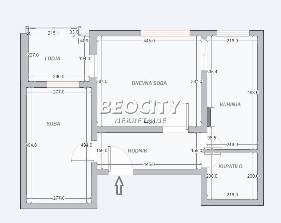 Dvosoban stan, 56 m2, Palilula, Jovana Isailovića ID: 122596 14