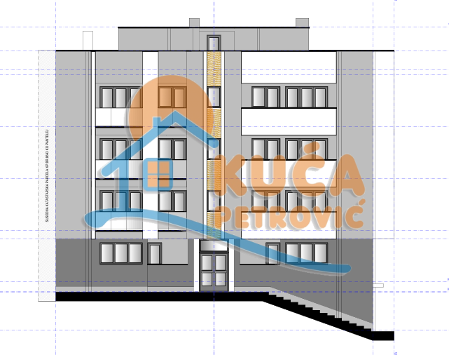 Jednosoban stan, 40.43 m2, Donja Vrežina, Crnogorska ID: p-014970 1