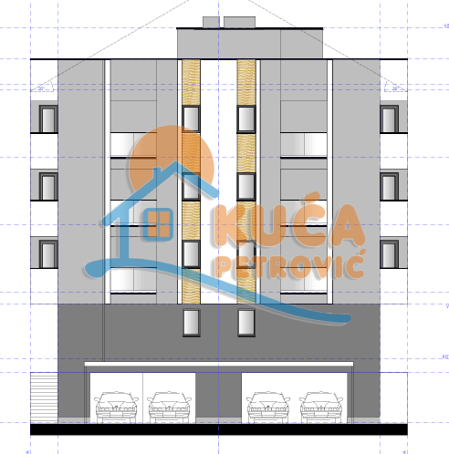 Jednosoban stan, 40.43 m2, Donja Vrežina, Crnogorska ID: p-014970 2