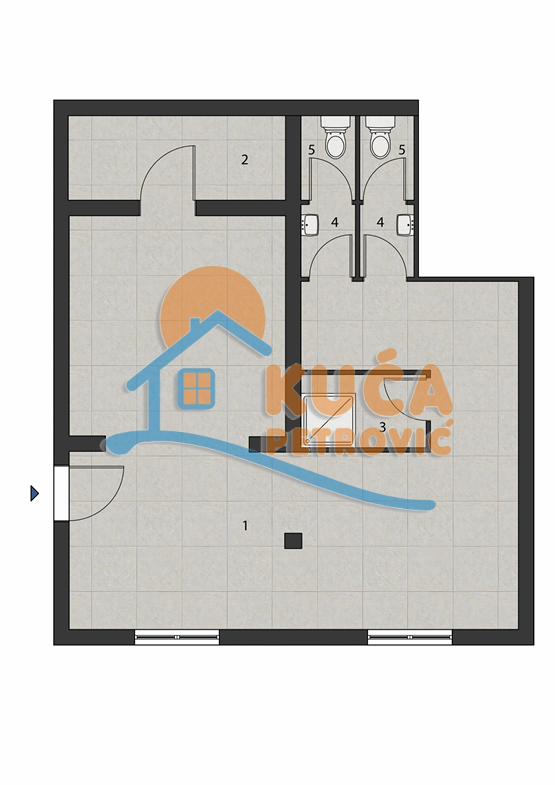 Lokal, 54.5 m2, Brzeće, Brzeće ID: p-014978 2