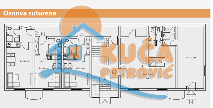 Lokal, 54.5 m2, Brzeće, Brzeće ID: p-014978 4