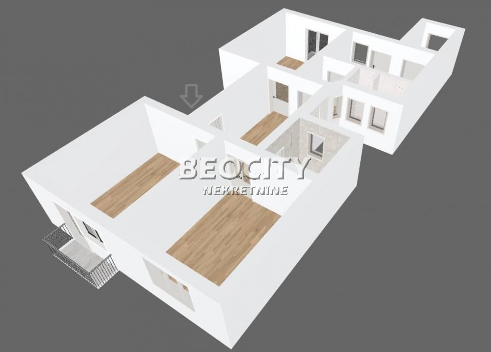 četvorosoban stan, 104 m2, Atelje 212, Svetogorska ID: 115116 16