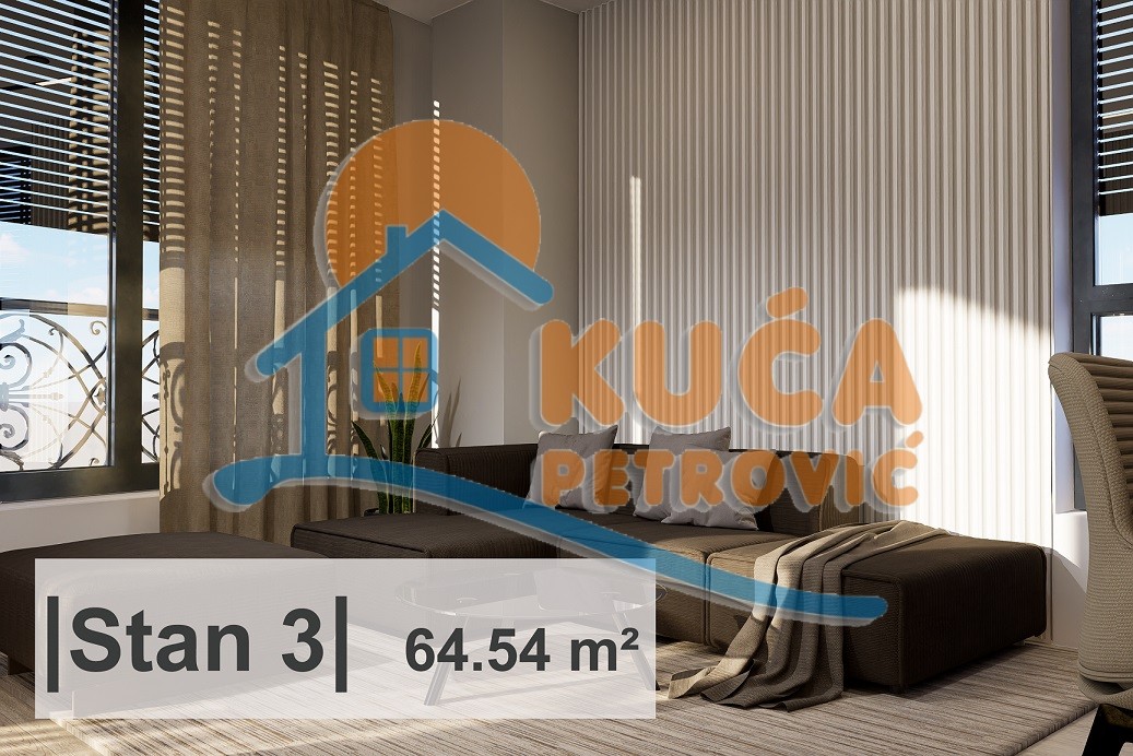 Dvosoban stan, 64.59 m2, Centar, Rajićeva ID: p-014969 4