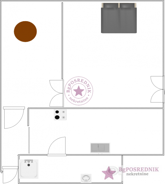 Palilula, Palilulska pijaca, Dr Dragoslava Popovića, 26.24m2 2