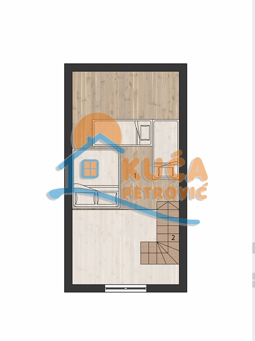 Dvosoban stan, 38.69 m2, Brzeće, Brzeće ID: p-015020 3