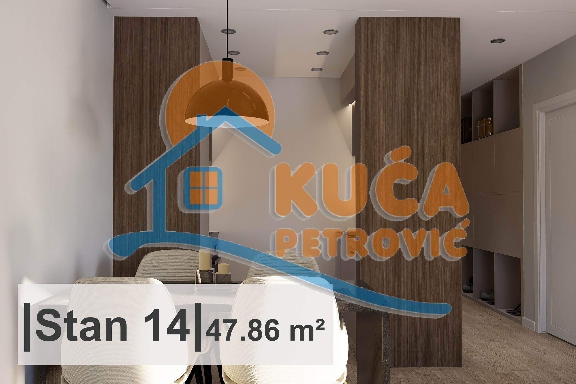 Jednosoban stan, 47.86 m2, Centar, Rajićeva ID: p-015018 4