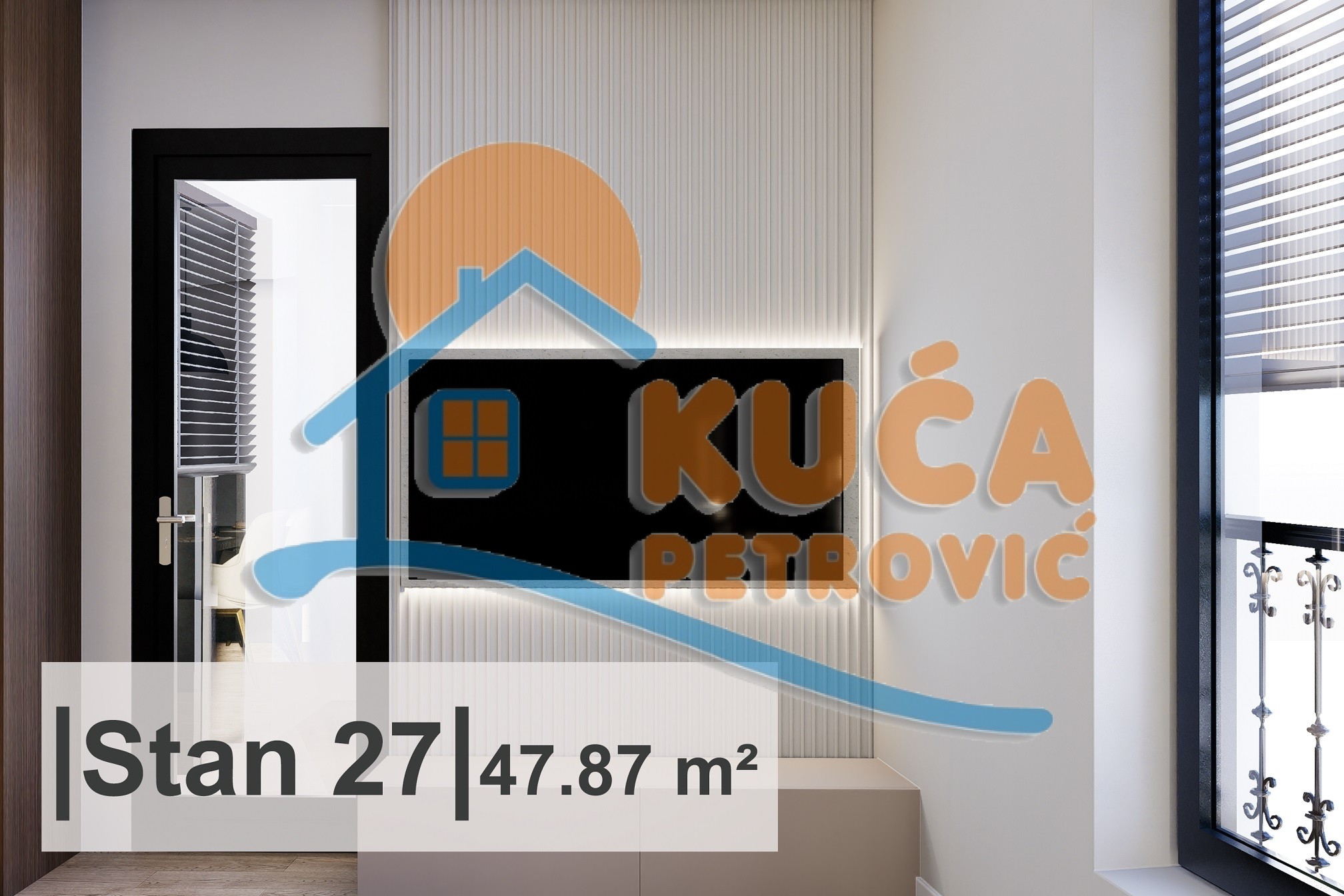 Jednosoban stan, 47.87 m2, Centar, Rajićeva ID: p-015021 4