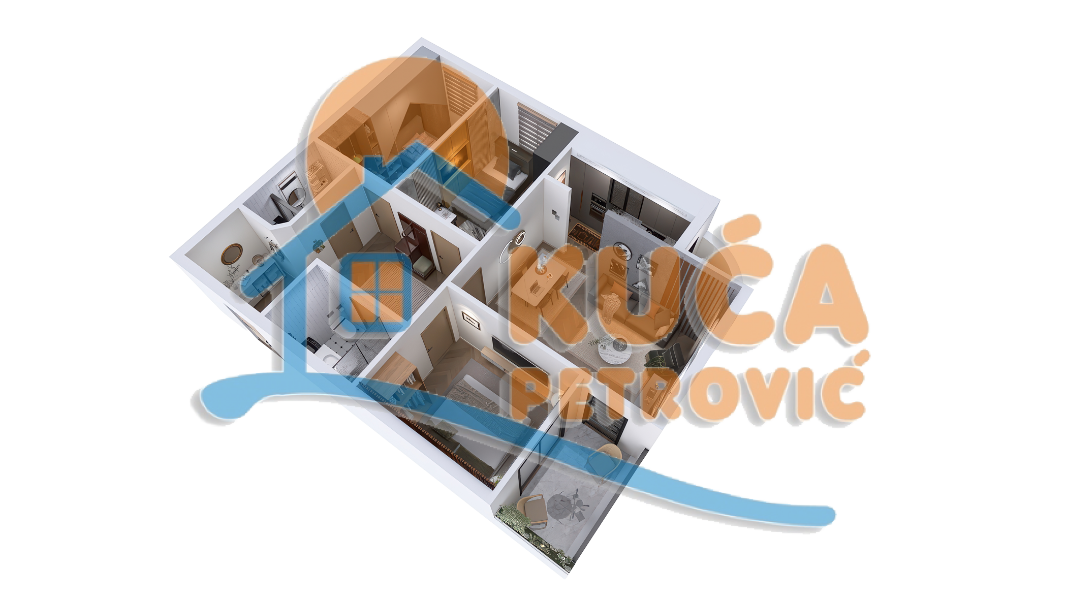 četvorosoban stan, 85.92 m2, Jagodin Mala, 2. proleterske brigade ID: p-014781 4