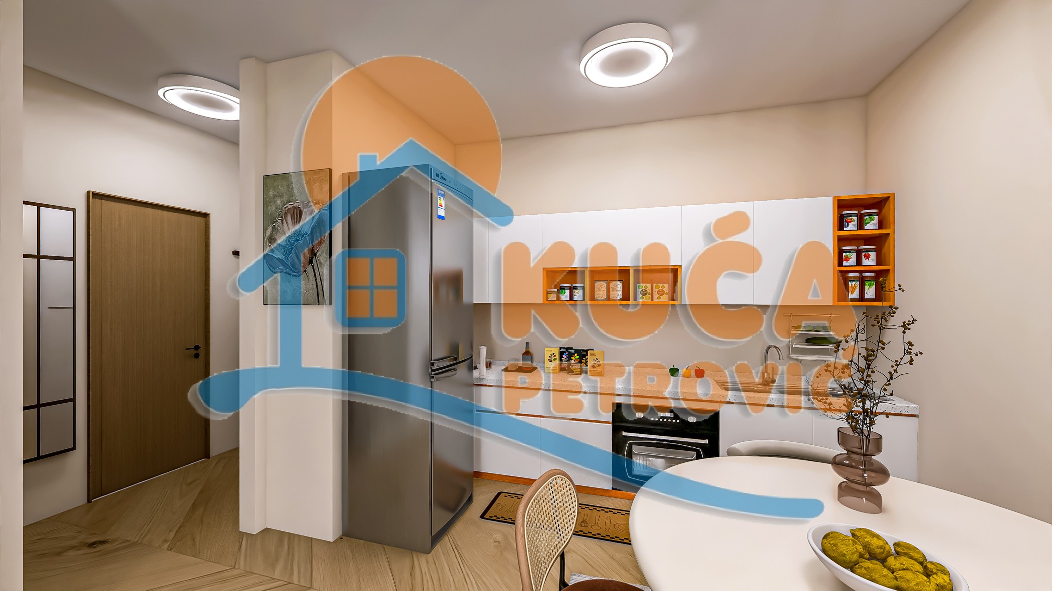 Dvosoban stan, 44.53 m2, Jagodin Mala, 2. proleterske brigade ID: p-014828 4