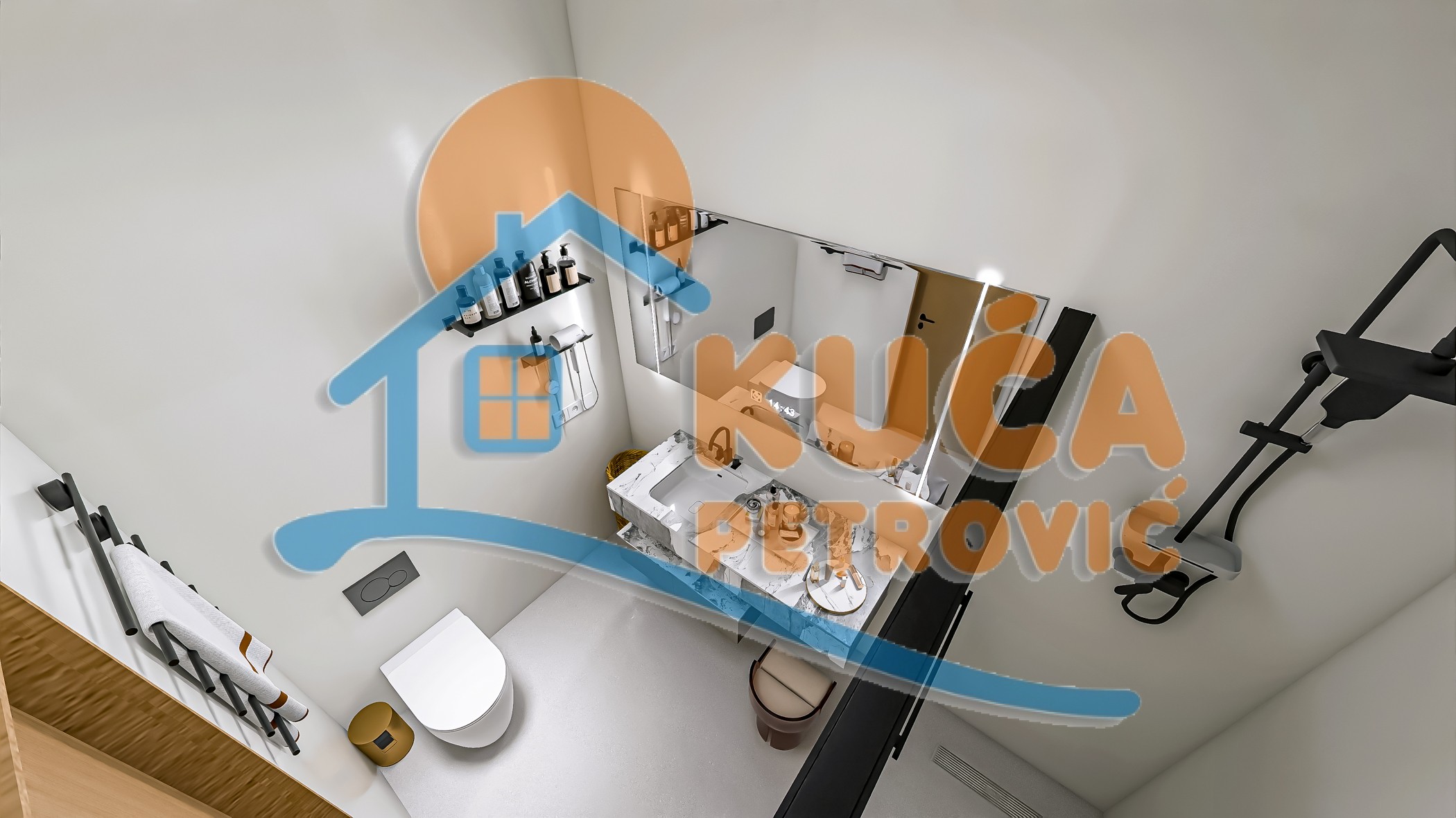 Dvosoban stan, 44.53 m2, Jagodin Mala, 2. proleterske brigade ID: p-014828 8